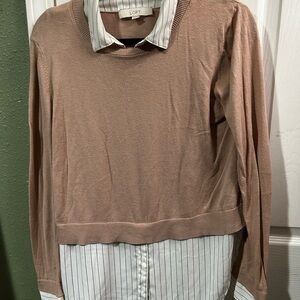 🍂T. 174 - LOFT Layered Top